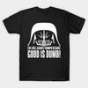 Asian Size Men Print T-shirt Dark Helmet Evil Will Always Triumph Because Good Is Dumb Quote No-Cut Heat Transfer Print Cotton Tshirt