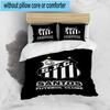 3pcs Powerful Football Crest Design Printed Bedding Set Duvet Cover Closure Includes 1 Duvet Cover & 2 Pillowcases Bedding Sets Home Decor Gifts