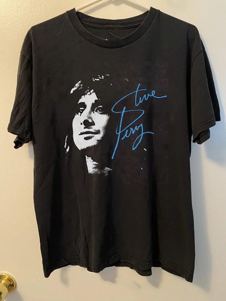 Steve Perry Signature Black Shirt Unisex Concert S5XL R139 Unisex T-Shirt