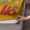3 шт. Набор простыней без резинки с мультяшным принтом рождественской елки HO, разные размеры, мягкое покрывало для кровати, спальное белье для спальни, праздничное украшение