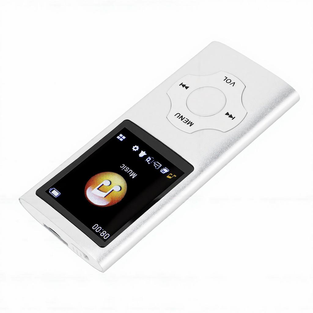 MP3-плеер с поддержкой карты памяти 32 ГБ до 64 ГБ Bluetooth 5.3 Hi-Fi звук 1,8-дюймовый ЖК-экран FM-радио MP3-музыка