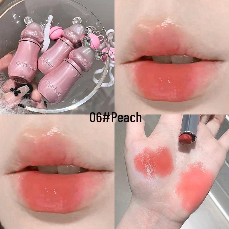 Gogobear Милая увлажняющая объемная помада: Фальшивый нюд, Осветляющий, Стойкий, Молодежный цвет Макияж