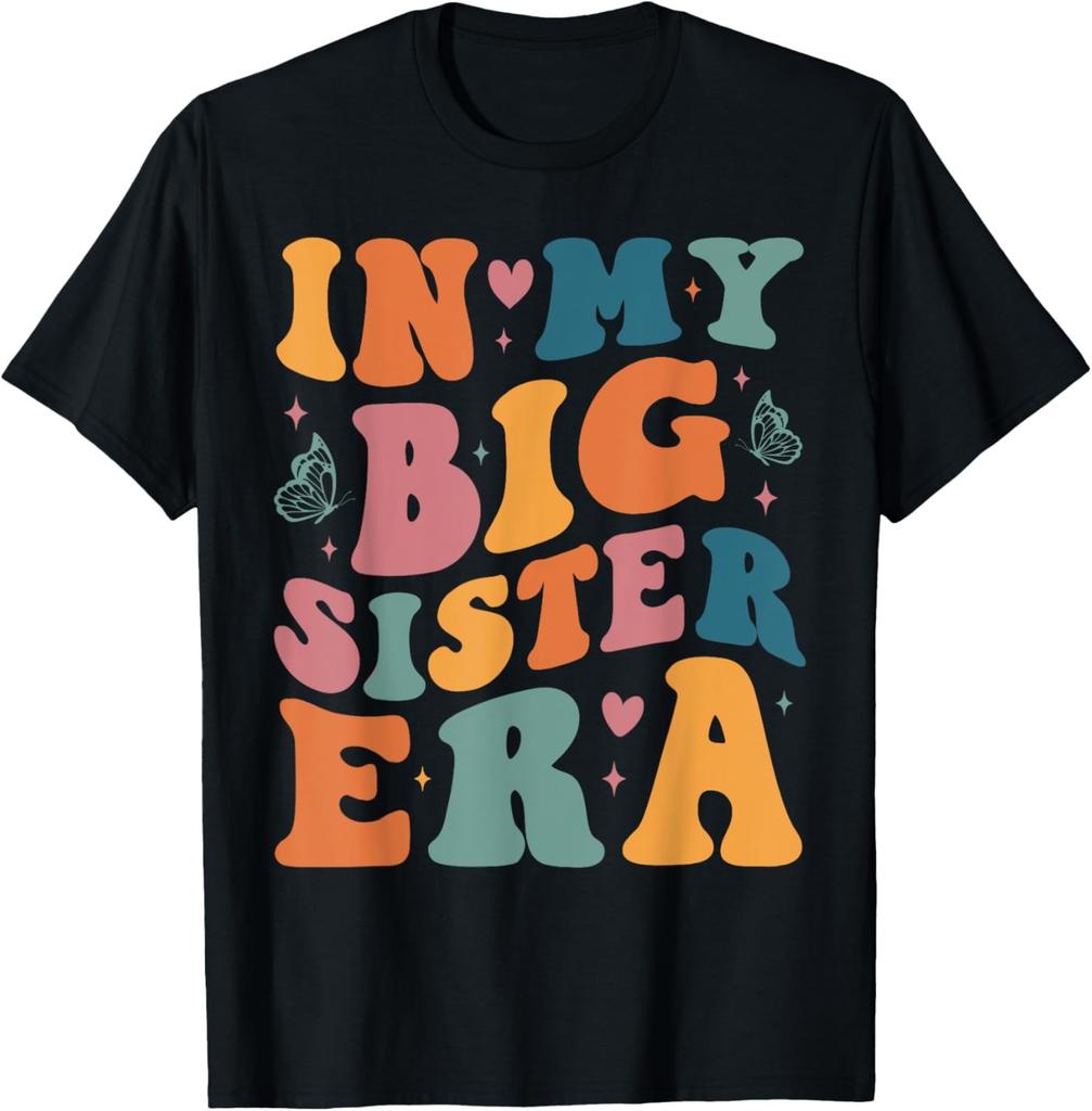 My Big Sister Era Big Sis Girls Kids Announcement Pregnancy T-Shirt