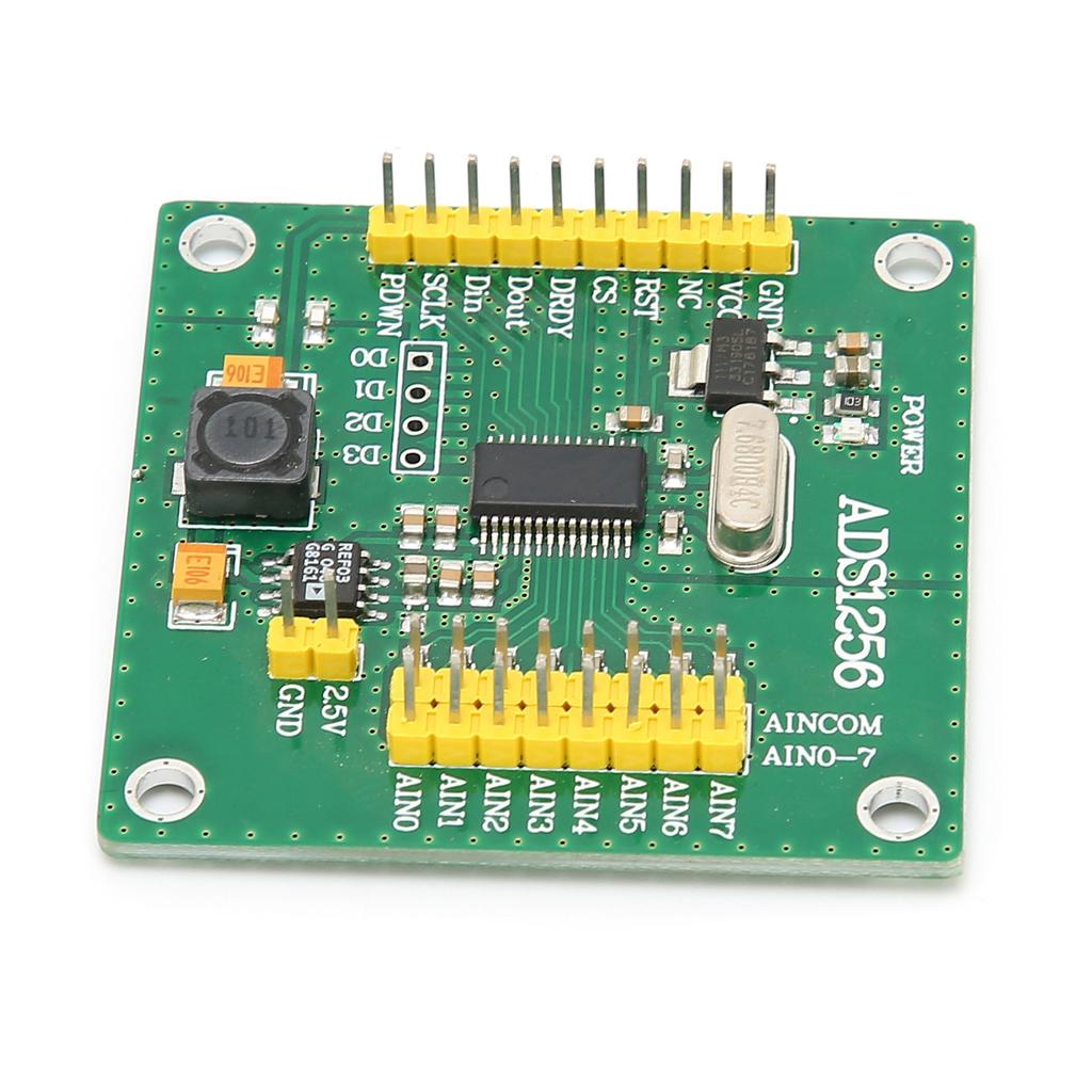 Модуль аналого-цифрового преобразования 24-битный 8-канальный АЦП плата сбора сигналов ADS1256