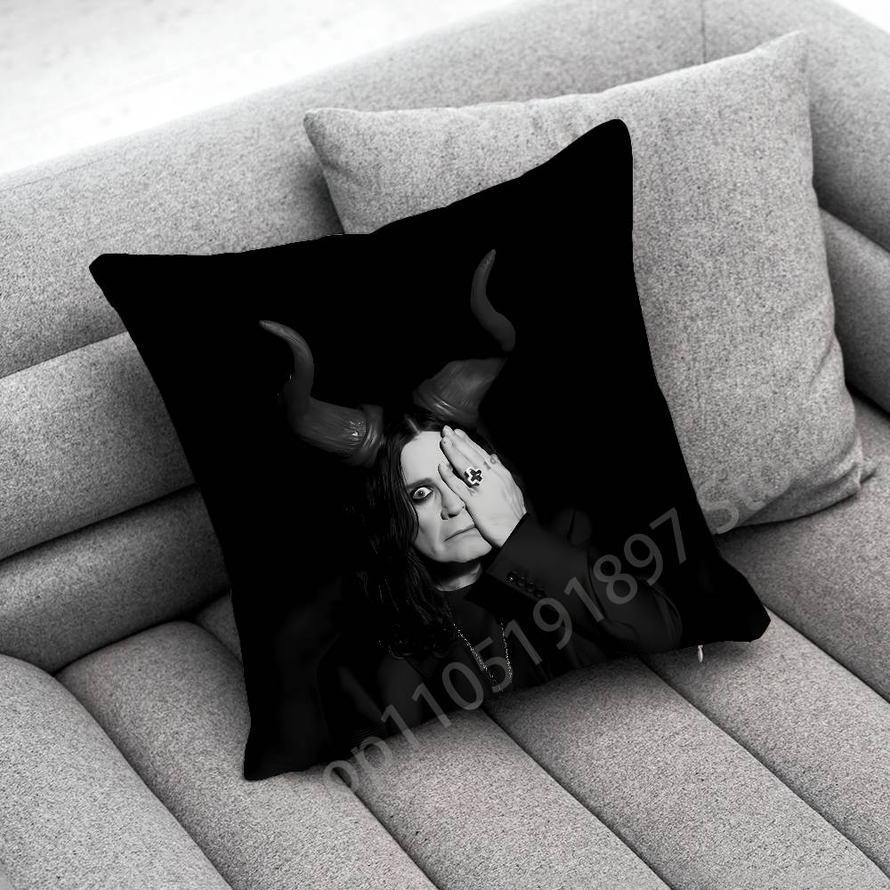 O-Ozzy Osbourne Throw Pillow Case For 45X45Cm 40X40Cm 55X55Cm 50X50Cm 30X30Cm Square Car Pillowcase Shell
