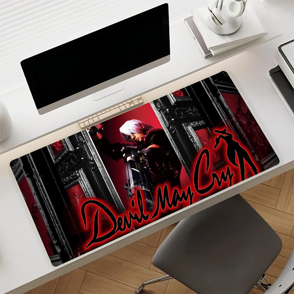 Игровой Коврик для Мыши DDevil MMay CCryS Нескользящий Резиновый Игровой Баланс Компьютерный Коврик Декор Deskmat Ноутбук Офис Большой