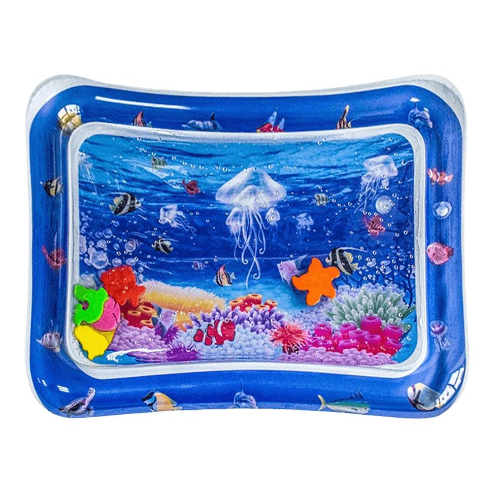 100 см сенсорный водный игровой коврик для кошек, подушка для льда, летнее гнездо для домашних животных, игровой водный коврик, надувной коврик для котят из ПВХ, подушка