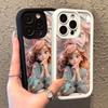 Чехол для телефона Рапунцель для Apple iPhone 16 Pro, 17 Pro, Max, 15 Pro и 14 Pro (мультяшный стиль, милый)