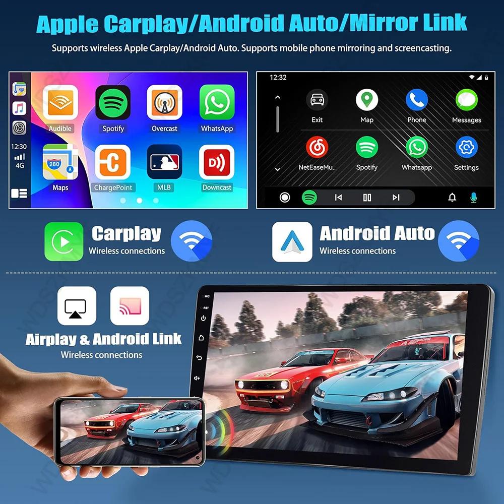Универсальная 2Din автомагнитола на Android 13 7"/9"/10" Автомобильный мультимедийный плеер Беспроводной Android auto Carplay Автомобильный стерео ресивер BT
