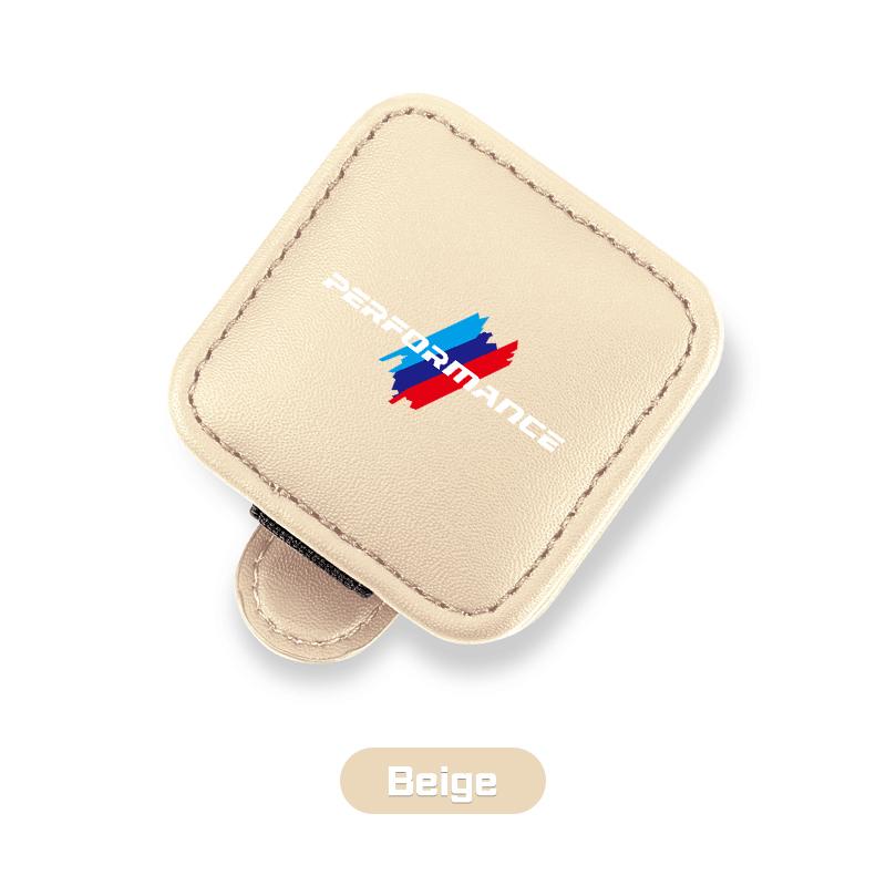 Car Sun Visor Eyeglass Clip Magnetic Leather Glasses Holder for BMW M M5 M6 F32 E60 E46 E90 E92 E93 E87 F01 F20 F30 G80 G01 G07 GTV53
