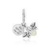 PAndora 799352c01 Glow In The Dark Firefly Pendant And Dangle Silver Charm