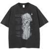 Streetwear Anime Graphic Unisex T-Shirt Cotton Tshirt Unisex Tops Tees Summer Short Sleeves T Shirt