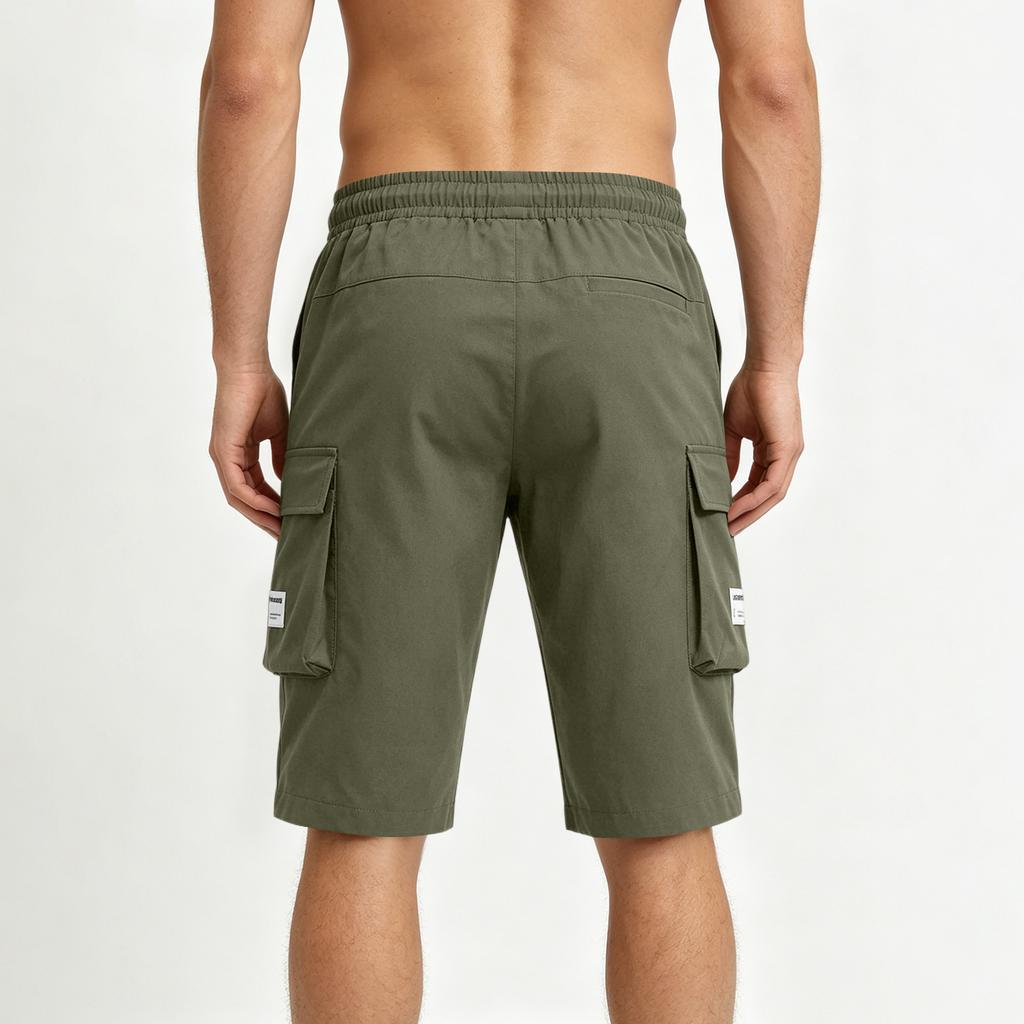Men's Cargo Pants Lightweight Straight Leg Loose Fit Workwear Shorts with Multiple Pockets Durable Fabric Comfortable Design