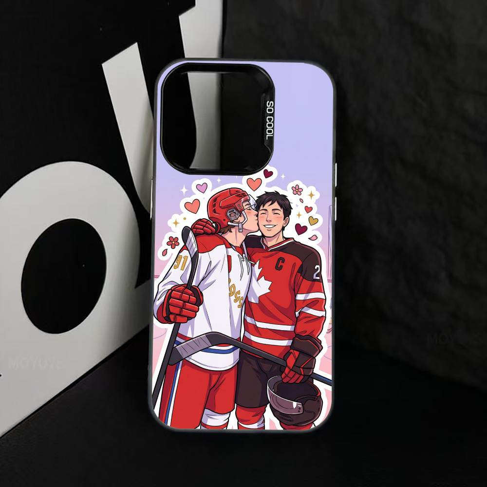 H-Heated R-Rivalry R-Russia C-Canada Phone Case For iPhone 17,16,15,14,13,12,11 Plus,Pro Max,XS,Colorful Silver Black Cover