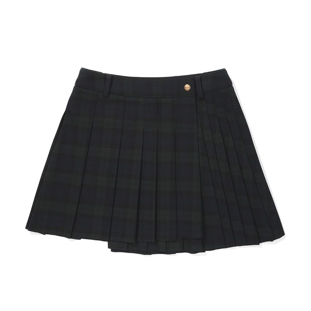 MALBON GOLF Women'S Tr Asymmetrical Pleated Skirt Multi (Woman)
