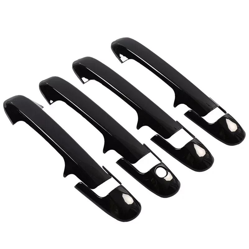 For Honda Accord Sedan 2003 2004 2005 2006 2007 Carbon Fiber Car Sticker Door Handle Cover Trim Accessories Protect Decoration