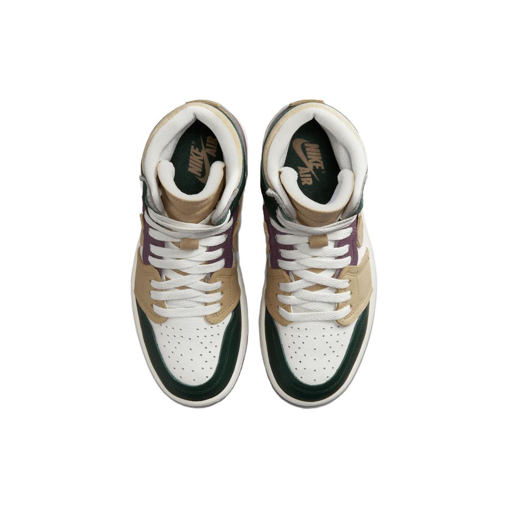 Air Jordan 1 High Method of Make Galactic Jade Women Sneakers Green Sail Sky-J-Mauve FB9891-300