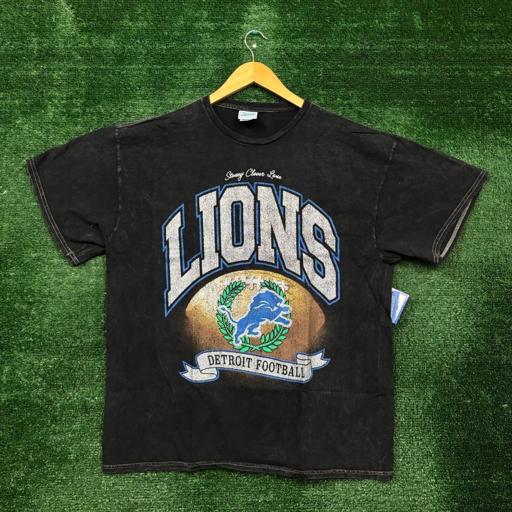 NFL NFC North Detroit Lions Mineral Wash T-Shirt Size Extra Large
