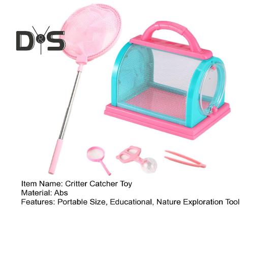 1 комплект ловцов животных с коробкой для просмотра, зажимом для сетки, пинцетом, увеличительным стеклом, набор игрушек для наблюдения за ловлей животных на открытом воздухе