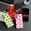 Cherry Strawberry fruit Summer Avocado Lemon Cover for Samsung Galaxy S25 S24 S23 FE Ultra Plus S7 Edge S25+ S23+ A56 5G Case