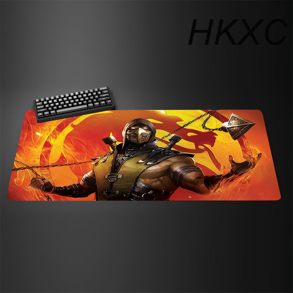 Mortal Kombat Mouse Pad Arena Battle Print Mousepad Large Deskmat Premium Rubber Base Soft Cloth Office Computer Gaming Meusepad