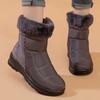 2024 Winter New Waterproof Snow Boots for Women, Warm and Light Plush Oversize Shoes, Anti-skid and Light Botines Mujer Invierno