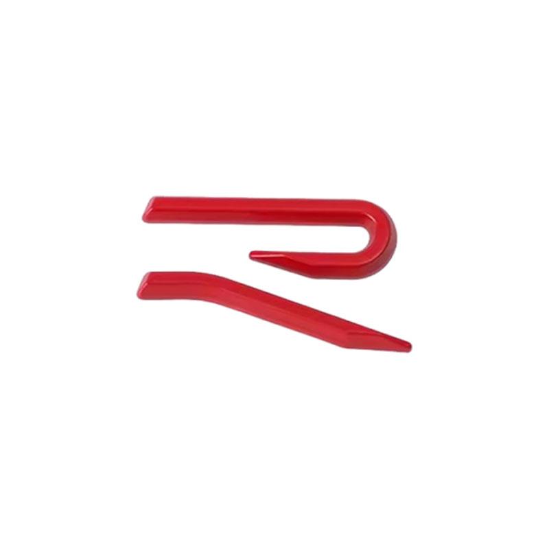 Hot 3D Metal Logo R Emblem Car Front Grill Badge Rear Trunk Sticker For Volkswagen VW Polo MK8 Passat Tiguan CC Golf R Accessori NA2