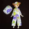 Striped Doll Sleep Clothes Casual Wear BJD Doll Clothes 30cm Doll Pajamas  Gift for Girls