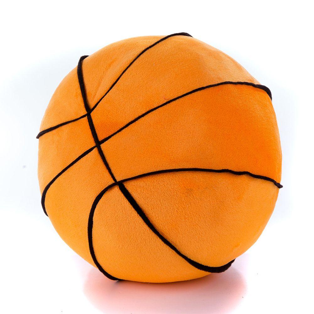 Throw Pillow Football Stuffed Toys Sofa Cushion Basketball Plush Toys Simulation Ball Plush Pillow