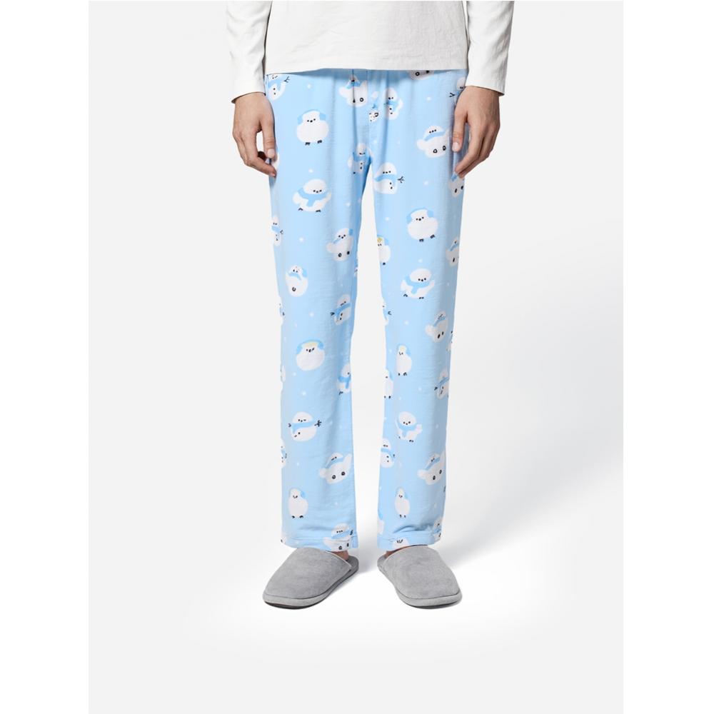 Daiso [public] Winter Together Winter Pajama Pants Xl Blue