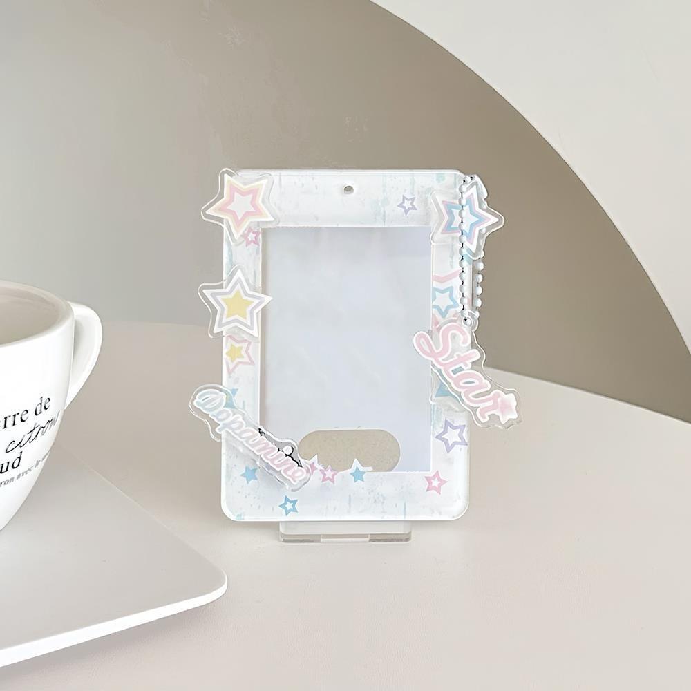 Star Korean Style Card Holder Desktop Decoration ID Card Holders Student Card Cover  Student