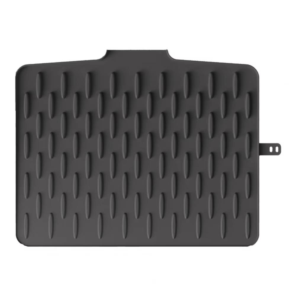 Tilted Design Silicone Drain Pad Non-Slip Water Drip Catcher Countertop Drain Tray  Hot Pots Pans