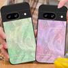 Исцеляющая завораживающая аура Для Google Pixel 10 Pro XL Pixel 8 7 9 10 Pixel 9 Pro XL Pixel 8a 7a Pixel 7 Pro Черный стеклянный чехол для телефона