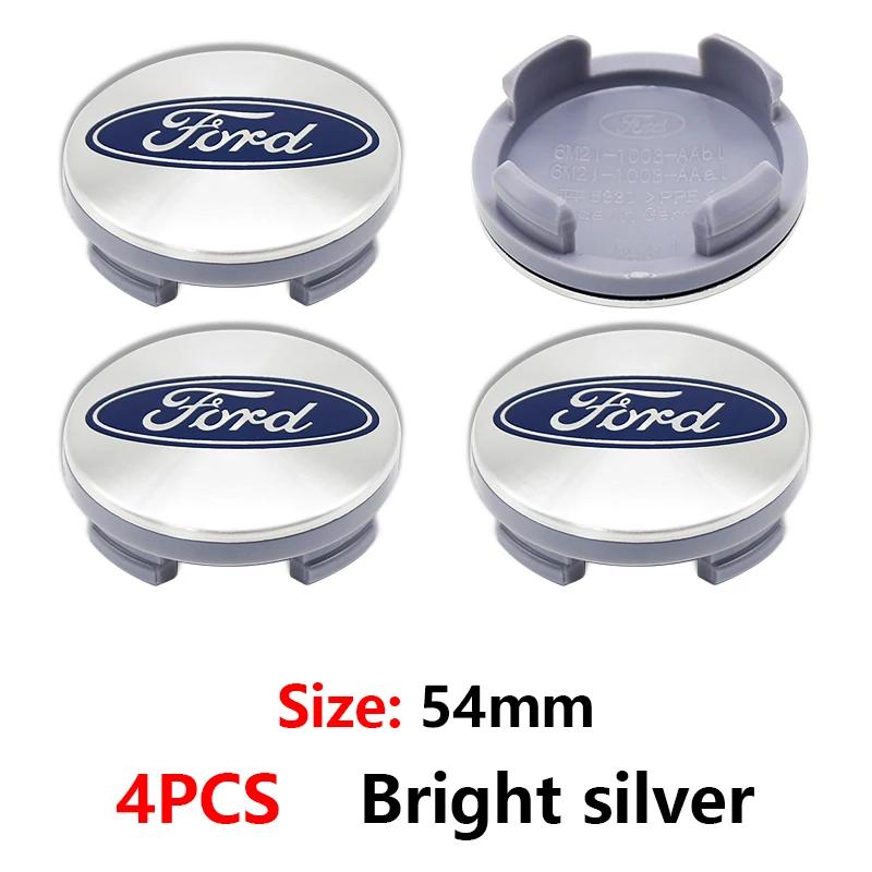 New 2026 Car Sticker 2025 Hot Ford 54mm Car Badge Original Wheel Center Cap Car Badge Wheel For Ford Focus MK2 Fiesta Mondeo She