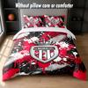 Monaco FC Design Bed Bedding Set 1 Duvet Cover + 2 Pillowcases Soft Breathable Household Bed Linens