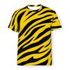 Модная новая 3D-печатная цветная мужская футболка с рисунком тигровых полосок, отличительная мужская футболка, забавные топы