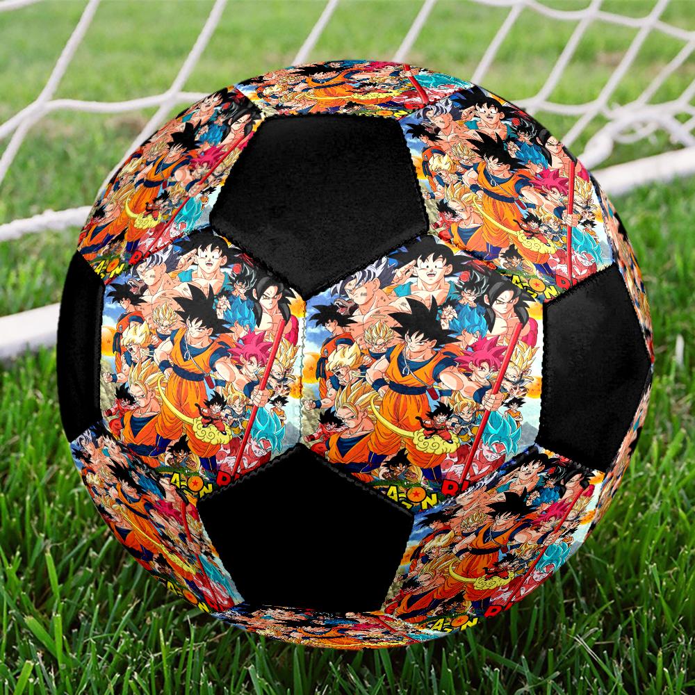 Dragon Ball Indoor Soccer Ball Colorful Machine Stitched PVC Size 5 Team Training Competition Ready Durable High-Bounce Cool Sports Gift
