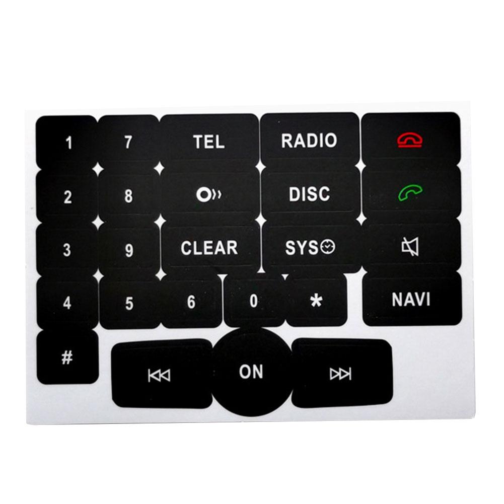 Replacement Button Stickers for Mercedes For Benz C Class E Class Models