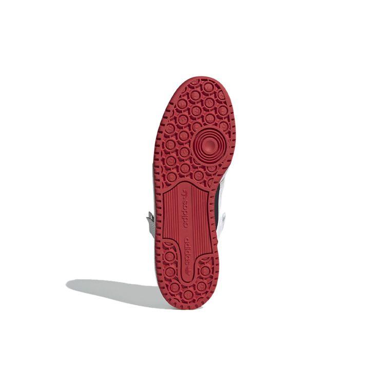 Adidas Forum Exhibit Low White Scarlet Кроссовки унисекс Обувь-Белый Core-Черный GX1523