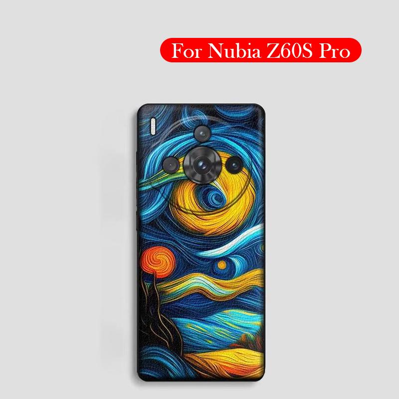 Matte Case For ZTE Nubia Z60S Pro Anti-fall Back Cover Shell