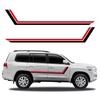2 шт. Наклейка на автомобиль Для Land Cruiser 300 LC300 Prado 150 120 Полосы на боковую часть двери Комплект наклеек Водонепроницаемые ПВХ наклейки Автоаксессуары