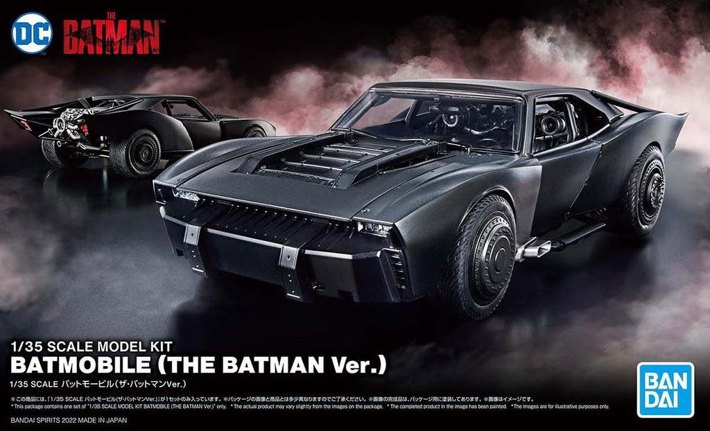 BANDAI SPIRITS SCALE Batmobile Batman Plastic Model 1/35 (The Ver.) Color-coded