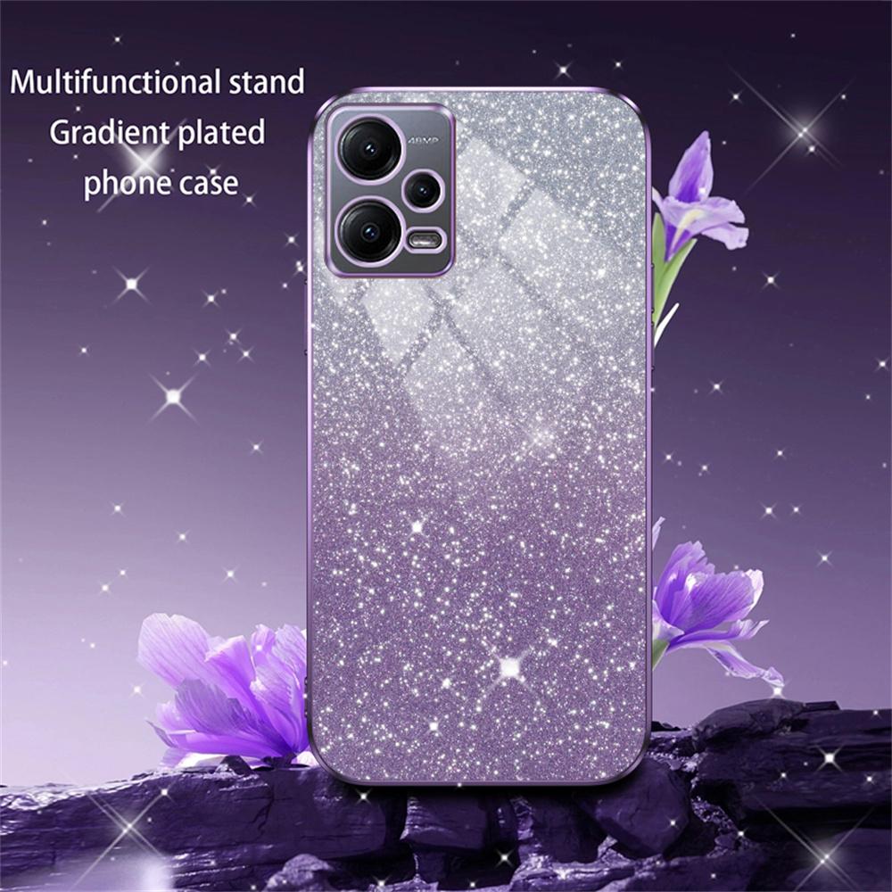 Plating Bling Glitter Shockproof Case For Xiaomi Poco X5 X3 Pro NFC M4 M3 Redmi Note 13 12 11 10 9 9A 9C 5G Back Cover