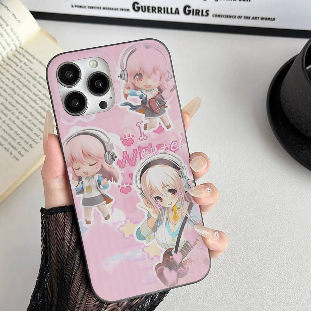 Чехол для телефона S-sUPER SONICO для iPhone 17 16 15 14 13 12 11 Pro Plus Pro Max Мягкий чехол в полоску
