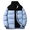 Unisex Winter Warm Windproof Water-Resistant Puffer Jacket With Stand Collar Outdoor Sports Casual Wear