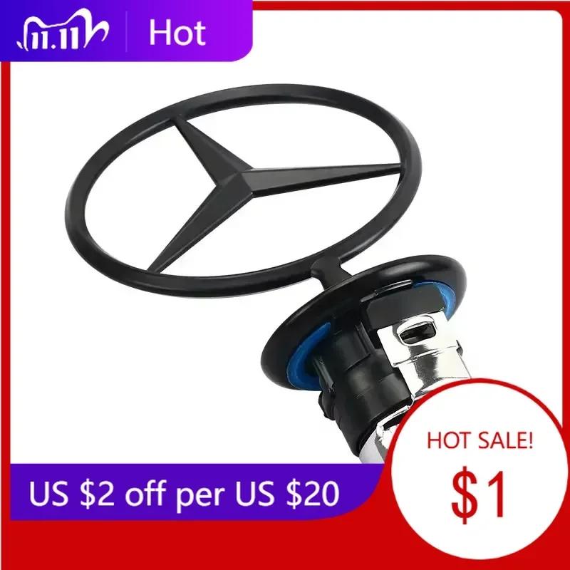 FIQ4 For Mercedes Benz Mercedes Benz emblem Star Bonnet Car Hood Front Chrome Logo for Mercedes E S Class w204 w211 w205 W212 w203 w2