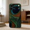 I-Переливающийся F-Перья Чехол для Телефона Для iPhone 17, 16,15,14,13,12,11 Plus,Pro Max, Другие Мягкий Черный Чехол