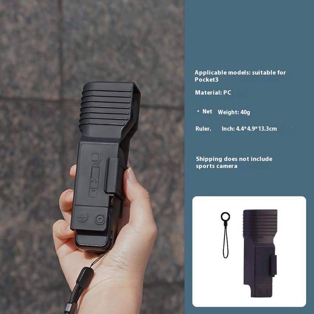 BRDRC For DJI Osmo Pocket 3 Protective Case Hard PC Portable Gimbal Protector with Flip Cover