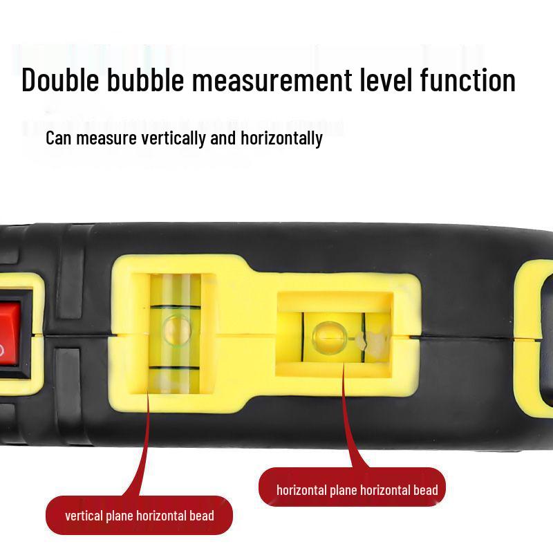 Мини-лазерная рулетка высокой точности с инфракрасным и перекрестным проецированием