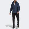 Adidas Terrex Waterproof Zipper Hooded Long Sleeve Jacket Men Jacket Blue GI7294